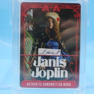 2025 Jersey Fusion A Word From JANIS JOPLIN Handwritten Word "LAST" - Picture 1 of 2
