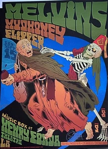 Melvins, Mudhoney and Flipper Los Angeles  2007 Signed numbered by Chuck Sperry - Picture 1 of 1