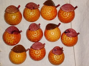 Vintage Plastic Acorn Buttons #1003 - Picture 1 of 6