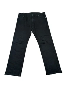 Levi's 569 Loose Straight Fit Jeans Men's 40x32 Black Denim Pants - Picture 1 of 12