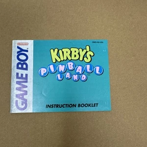 Nintendo Gameboy Manual Only Kirbys Pinball Land - Picture 1 of 13