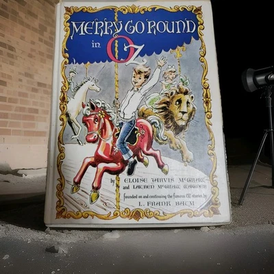 Merry Go Round In Oz Eloise Jarvis McGraw L Frank Baum 1st Edition 1963 Vintage - Image 1 of 4