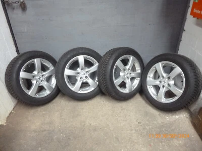 4x Winterreifen auf Alufelgen 7Jx16H2 mit ABE - Bild 1 von 4