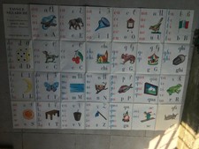 VECCHIO ALFABETARIO PER L'APPRENDIMENTO GLOBALE DELL'ALFABETO GARZANTI ED.MILANO