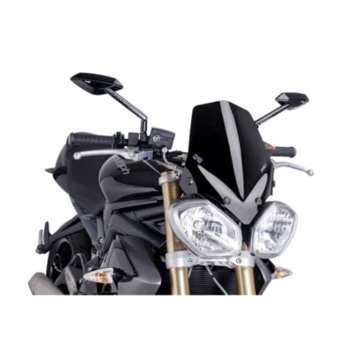 PUIG NAKED DOME N.G. SP FOR TRIUMPH SPEED TRIPLE 1050 2011 > 2015 BLACK - Image 1 of 2