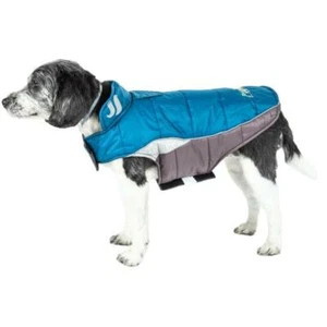 Helios Cappotto per cane grande uragano-guadato peluche riflettente grande nuovo con etichette blu - Foto 1 di 7