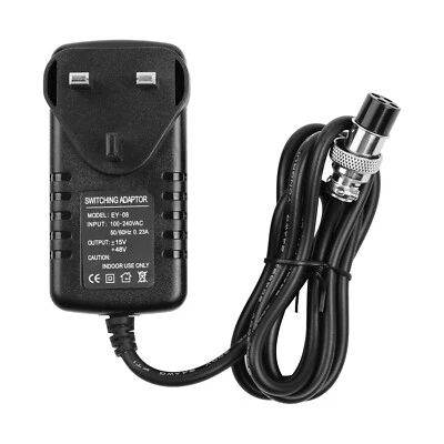 Mixing Console Mixer Power Supply AC Adapter 15V 230mA Universal 4-Pin O0U5 - Image 1 of 4