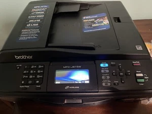 Brother Printer Machine MFC-J615W All-In-One Inkjet Wireless Scanner - Picture 1 of 8