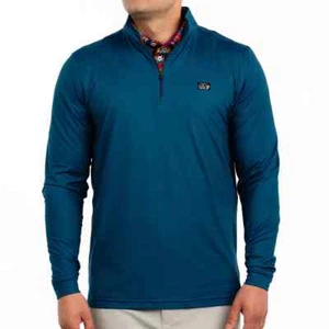 NWT GOOD GOOD GOLF SHIRT BACKSWING Q-ZIP MENS 1/4 ZIP PERFORMACE PULLOVER 3X - Picture 1 of 4