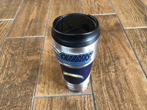NFL Los Angeles Chargers 18oz cold/hot stainless steel vacuum insulated tumbler Cover