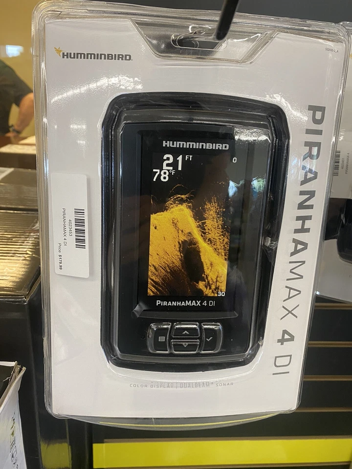 Humminbird PiranhaMAX 4 Di Sonar Fish Finder - Image 1 of 1