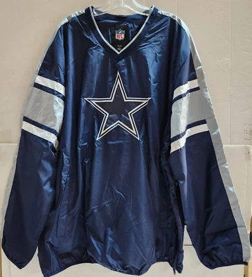 Chaqueta Pullover Dallas Cowboys NFL Swing Route Para Hombre Cuello en V, 3X Foto 1 de 4
