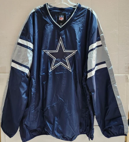 Dallas Cowboys NFL Swing Route Men's V-neck Pullover Jacket, 3X Cover