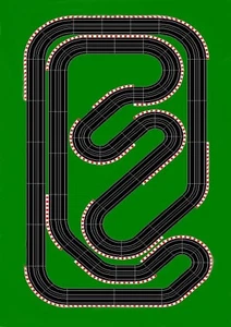 Race Track Car Formula One Wallpaper A4 Sized Edible Wafer Paper / Icing Sheet  - Picture 1 of 4
