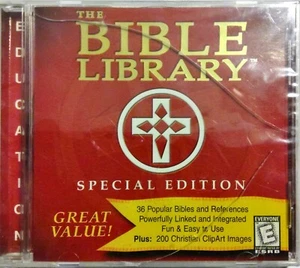 Bible Library Special Edition CD-ROM 36 Popular Bibles References New Sealed - Picture 1 of 2