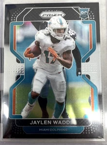 2021 Chronicles Prizm Black Jaylen Waddle Rookie RC #PB-10 Dolphins - Bild 1 von 2