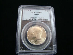1976-S Kennedy Silver Half Dollar PCGS Graded MS67 PCGS#11726393 - Picture 1 of 4