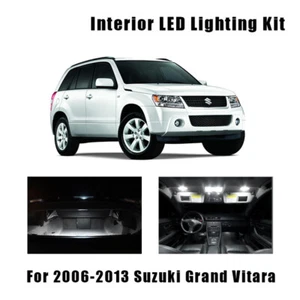 12 Bulbs LED Interior Light Kit White Lamps For 2006-2013 Suzuki Grand Vitara - Picture 1 of 7