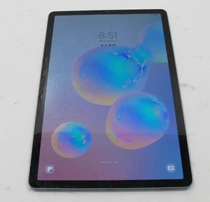 Samsung Galaxy Tab S6 SM-T860 256GB 8GB 10.5-inch Gray No Pen - Picture 1 of 7