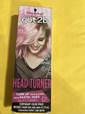 Spray de color de cabello temporal Schwarzkopf Got2b Head Turner 4,2 fl oz ALGODÓN CARAMELO Foto 1 de 4