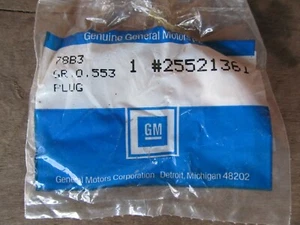 NOS GENUINE GM 25521361 Engine Camshaft Plug 1982 Cadillac - Picture 1 of 3