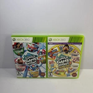 Hasbro Family Game Night 3 + 4 The Game Show (Microsoft Xbox 360) CIB Complete - Picture 1 of 7
