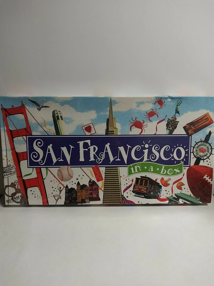 Vintage San Francisco-opoly Board Game Monopoly Late for The Sky Co. Complete