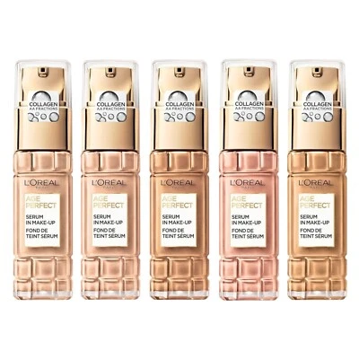 L'OREAL Age Perfect Serum In Make Up Foundation 30ml Choose Your Shade Sealed - Image 1 of 4