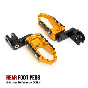 Gold TRC 40mm Adjustable Rear Footpegs For DYNA WIDE GLIDE FXDWG 93-04 05 06 07 - Picture 1 of 13
