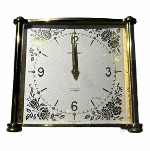 Cortland Antique Swiss Musical Clock #167, 3.25”H, 3.5”W, 1.5”D, Not Working - Picture 1 of 5