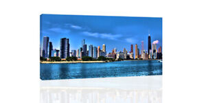 Chicago Skyline - CANVAS OR PRINT WALL ART