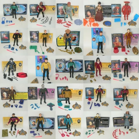 Star Trek Action Figures [MULTI-LISTING] 90's Playmates Next Gen TOS DS9 STNG Cover