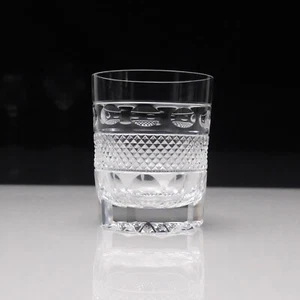 Cumbria Crystal Grasmere Cut Whisky Glass Tumbler 3 1/4" cm Tall - Picture 1 of 2