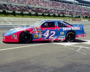 KYLE PETTY #42 SILVER BULLET PONTIAC HEADING OUT 8X10 GLOSSY PHOTO #W4 - Picture 1 of 1