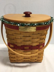 1998*Longaberger*GLAD TIDINGS-Lid/Protector/liner   16306L - Picture 1 of 8