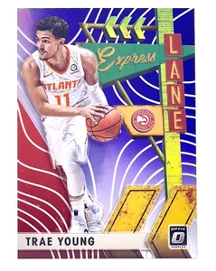 2019-20 Panini Donruss Optic Express Lane Purple #17 Trae Young Atlanta Hawks - Picture 1 of 2