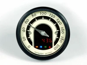 MOTOGADGET SPEEDOMETER motoscope tiny Speedster (mst) BLACK BEZEL - Picture 1 of 4