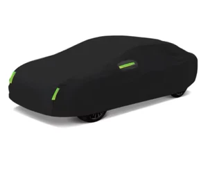 Car Cover Full Exterior Black Auto Cover Sunshade Dustproof - Bild 1 von 9