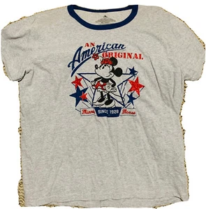 Disney Parks Minnie American Fourth of July  Shirt.  Size: XL - Picture 1 of 1