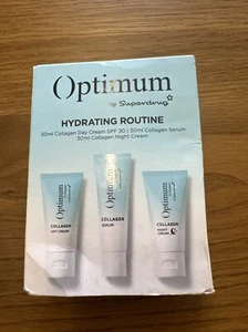 Optimum Hydrating Routine Collagen Day Crea Serum Night Cream Set BNIB  - Picture 1 of 5
