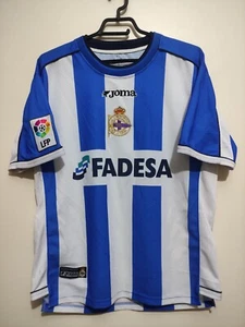 Deportivo La Coruna 2002 2003 Home Shirt Joma Vintage Soccer Jersey Football M - Picture 1 of 5