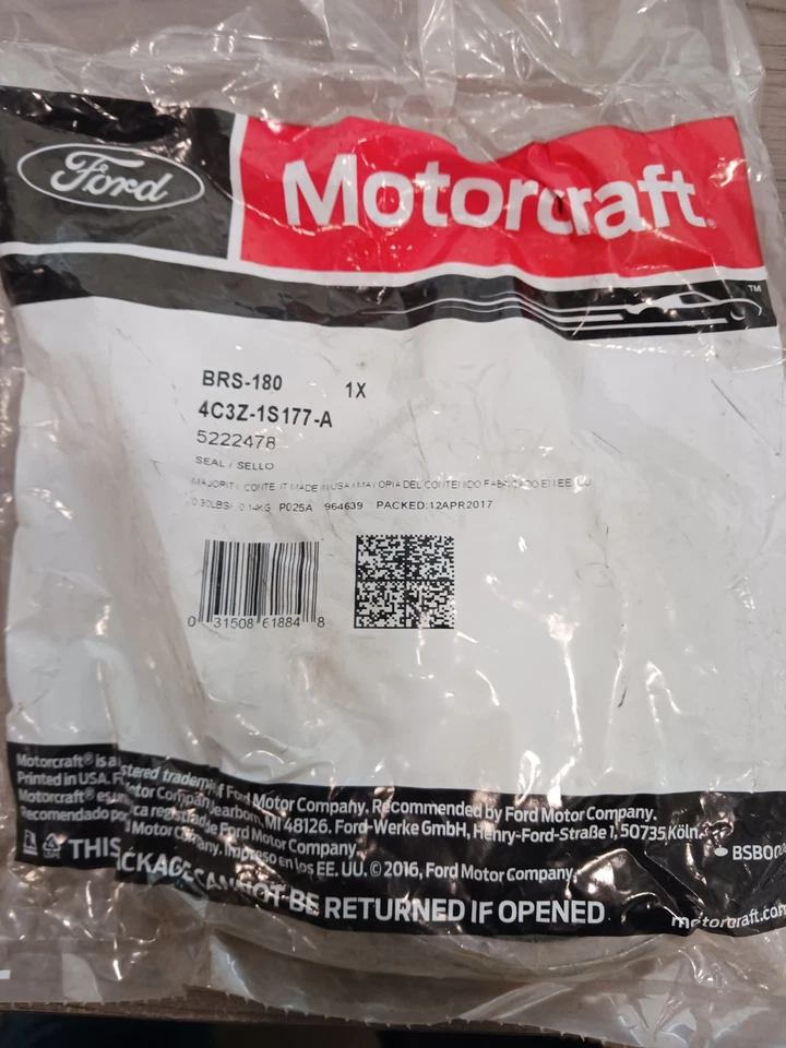 Suspensión trasera Ford OEM 00-17 Excursion eje trasero-sello interior izquierdo 4C3Z1S177A Foto 1 de 1