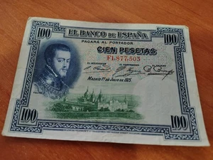 Billetes Españoles 100 Pesetas 1925 – Pick 69.- EBC ( ES LE DE LAS FOTOS) - Picture 1 of 2