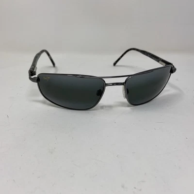 Maui Jim KAHUNA MJ-162-02 GUNMETAL / CINZA COM LENTE CINZA POLARIZADA FV54 - Imagem 1 de 4