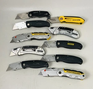 🌟Set bestehend aus 10 Stanley klappbaren Lockback Taschenmesser Allzweckmessern Rasierer Teppichmesser - Bild 1 von 7