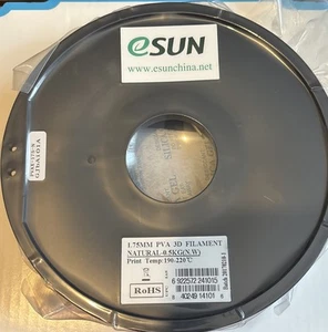 E Sun 1.75mm PVA Filament .05 kG - Natural 2 Rolls - Photo 1/2