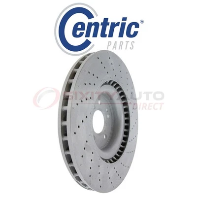 Centric Drilled/Slotted Disc Brake Rotor for 2017 Mercedes-Benz GLS450 3.0L vy Foto 1 de 4