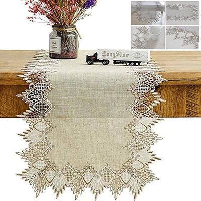 Table Cloth Washable Wedding Party Decor Decorative Dining Tables Table Cover - Image 1 of 4