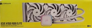 CORSAIR H150i RGB Elite Liquid CPU Cooler White CW-9060079-WW/RF - Afbeelding 1 van 3