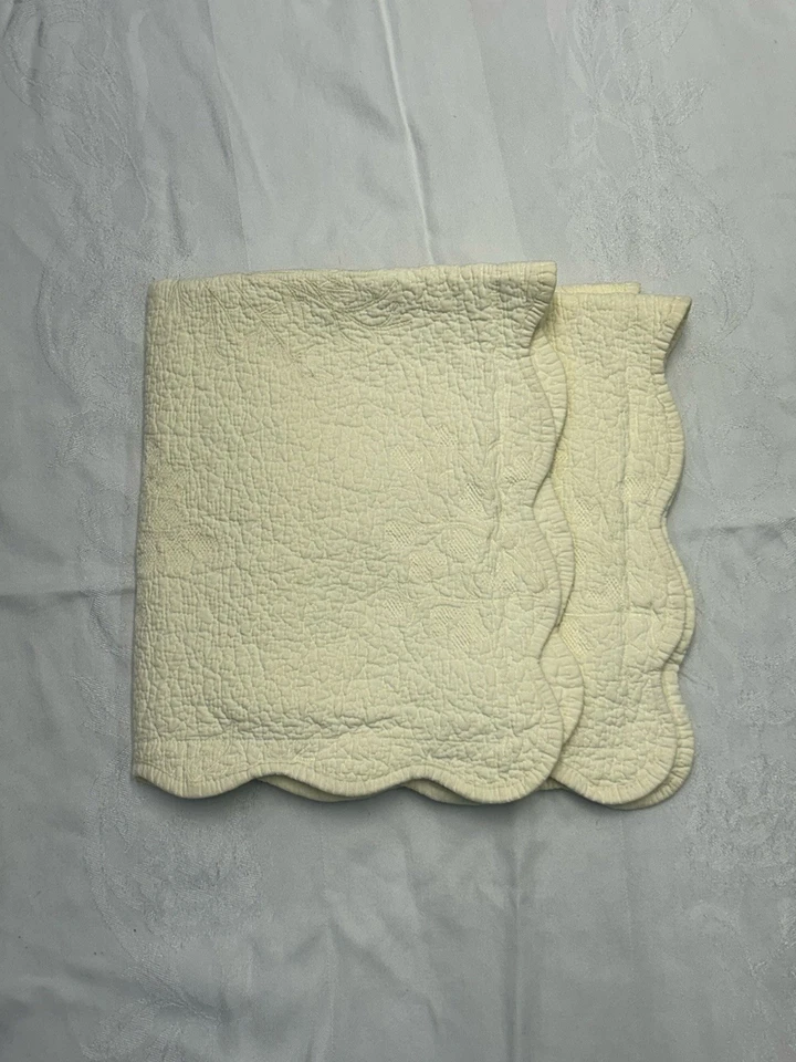 Juego de 2 fundas de almohada acolchadas blancas Martha Stewart, tamaño 25"L X 20"W. 3W Foto 1 de 4